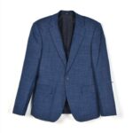 Áo Air Blazer Owen – BL21977 Kiểu dáng Regular Fit Màu xanh đậm kẻ xước trắng