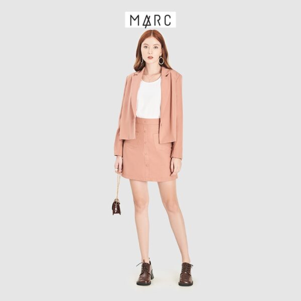 Áo blazer nữ MARC FASHION crop cài 1 nút - Hình ảnh 2