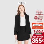 Áo blazer nữ MARC FASHION crop cài 1 nút