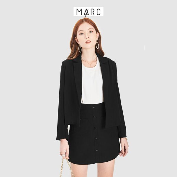 Áo blazer nữ MARC FASHION crop cài 1 nút - Hình ảnh 5