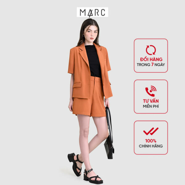 Áo blazer nữ MARC FASHION kiểu tay ngắn 3 nút trước