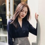 Áo cổ V nữ kiểu 2NDDATE TOP019N