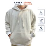 Áo khoác hoodie thể thao cao cấp xuất khẩu freesize AKUBA nam nữ unisex dày dặn co giãn bền màu không co rút 01j0073