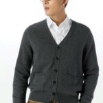 Áo khoác len cardigan nam IVY moda MS 77E3127