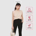 Áo kiểu nữ nhấn cổ smocking tay con – MARC FASHION