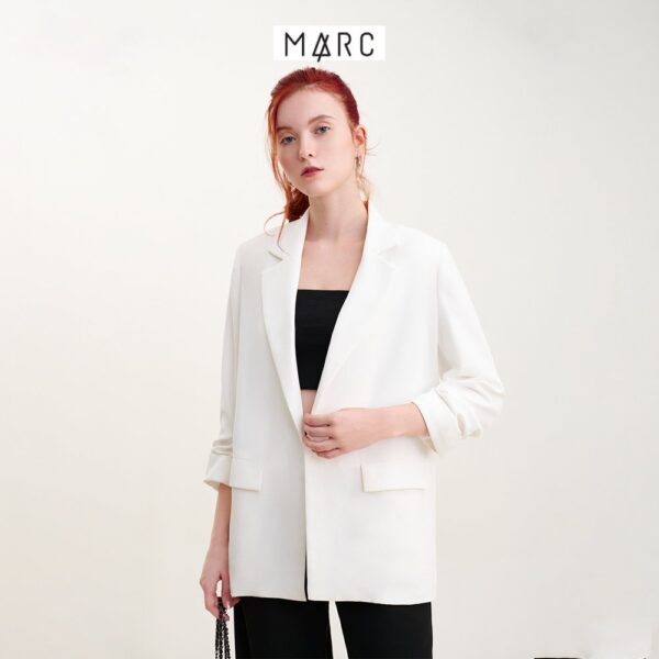 Áo nữ MARC FASHION blazer nhún xắn tay cách điệu - Hình ảnh 3