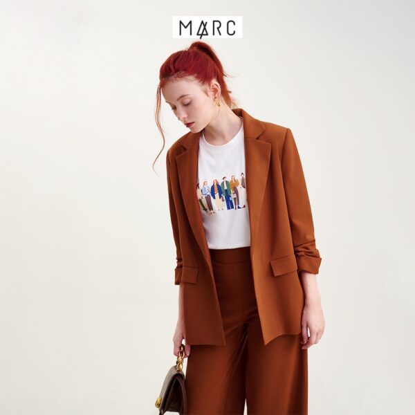 Áo nữ MARC FASHION blazer nhún xắn tay cách điệu - Hình ảnh 6