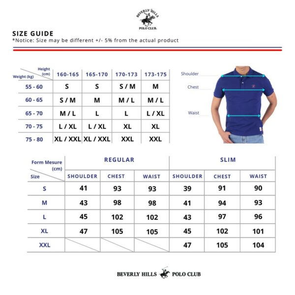 Áo polo Beverly Hills Polo Club - MAPN0095 - Hình ảnh 8