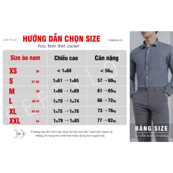 Áo Polo Cotton In Họa Tiết CF Đen, Vải Cotton Mềm Mịn, Thấm Hút Mồ Hôi - CEFFYLO - Hình ảnh 7