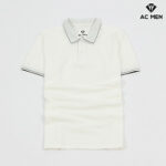 Áo Polo nam cổ bẻ cổ tay phối kiểu đơn giản, vải cá sấu Cotton xuất xịn, chuẩn form, sang trọng, lịch lãm AC MEN CB499TR