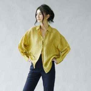 Áo sơ mi lụa xước 2ND DATE TOP036L