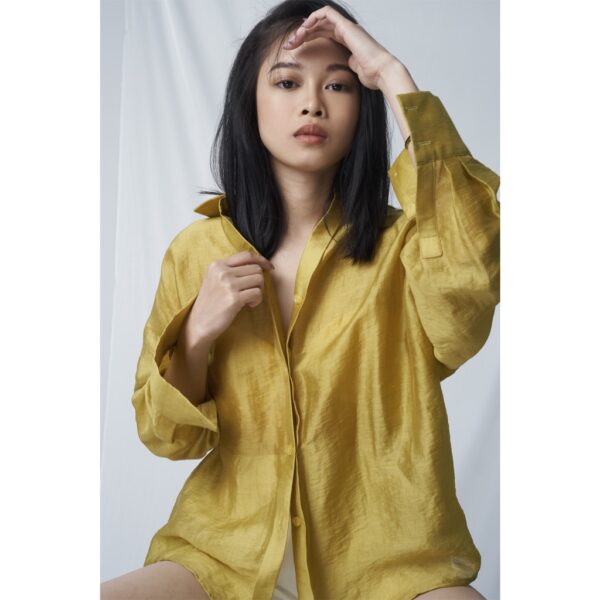 Áo sơ mi lụa xước 2ND DATE TOP036L - Hình ảnh 5