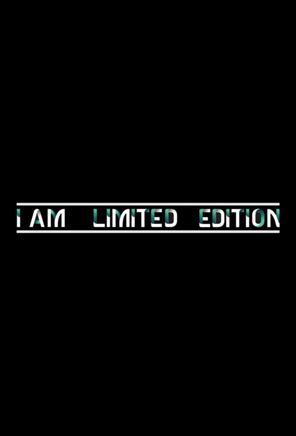 Áo thun Cotton Compact in "I AM LIMITED" - Màu đen - Hình ảnh 3