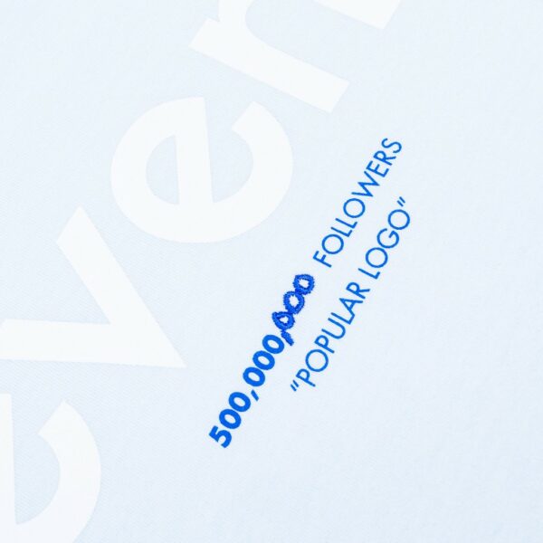 Áo thun LEVENTS Popular Logo/ Blue White - Ảnh 6