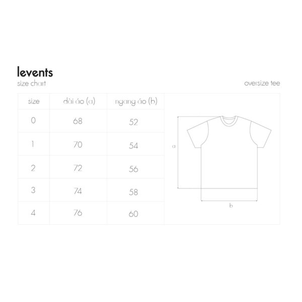 Áo thun LEVENTS Popular Logo/ White Black - Hình ảnh 7