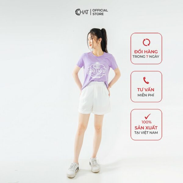 Áo thun nữ T-shirt in Harry CCHAT - Ảnh 5