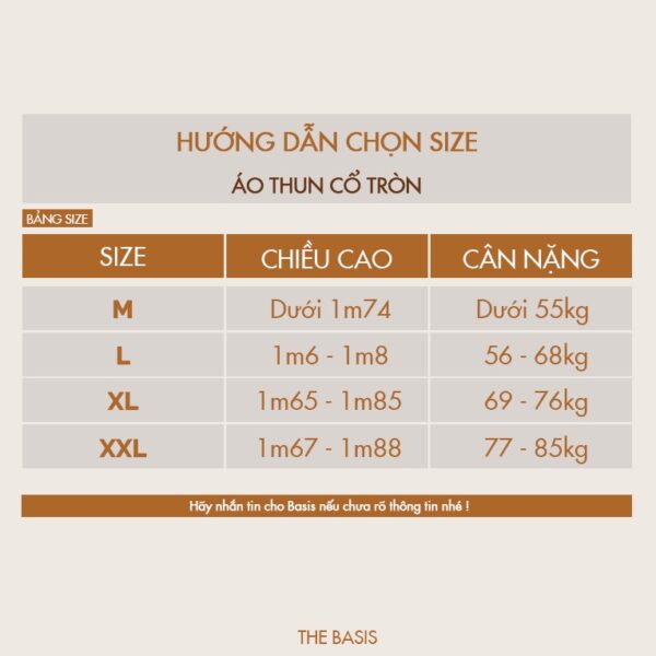 Áo thun nam cổ tròn 6 màu mới, vải cotton Premium co giãn, mềm, form regular Basis AT04 - Hình ảnh 9