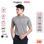 Áo Thun Polo Nam ngắn tay TSIMPLE cổ bẻ vải cá sấu cotton cao cấp xuất xịn chuẩn form logo thêu ACT