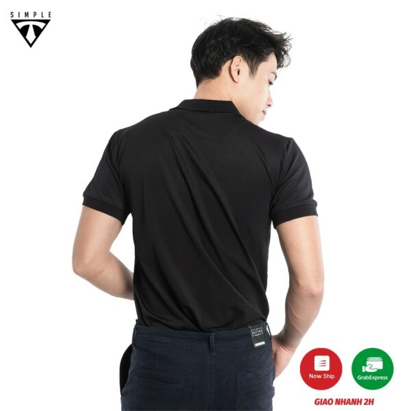 Áo Thun Polo Nam ngắn tay TSIMPLE cổ bẻ vải cá sấu cotton cao cấp xuất xịn chuẩn form logo thêu ACT - Hình ảnh 5