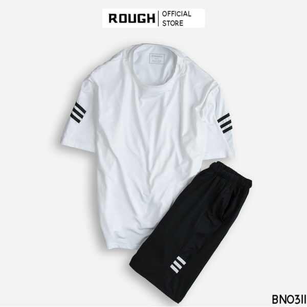 Bộ Quần Áo thể thao nam ROUGH CoolFit chất thun co Giãn, năng động mùa Hè - Ảnh 2