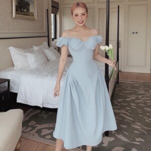[BBSTORE'S] Đầm 2 Dây Trễ Vai -TK646