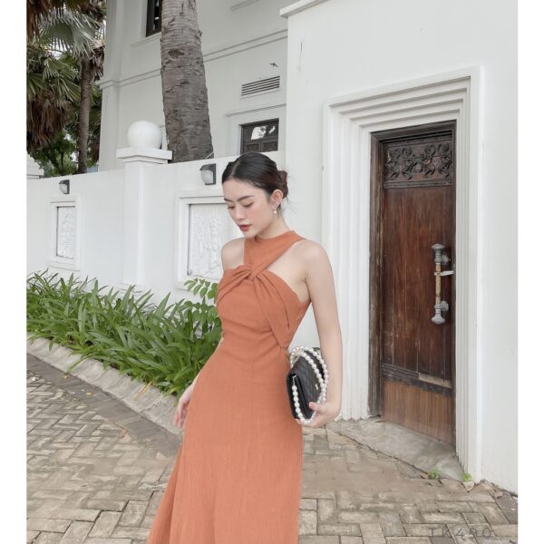 [BBSTORE'S] Đầm Xốp Nhăn Xoắn Ngực Fruit - TK490 - Hình ảnh 4