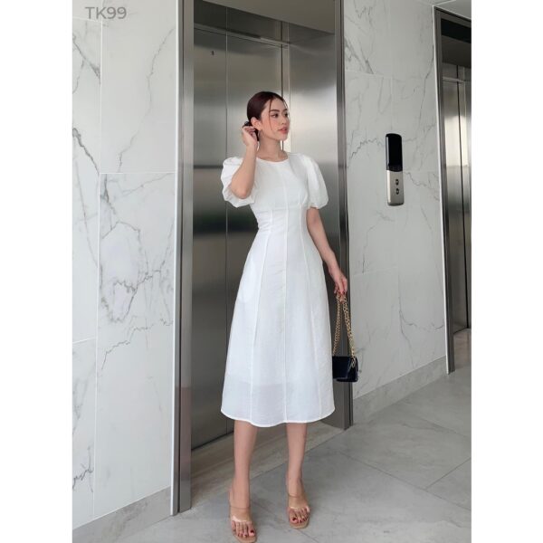 [BBSTORES] Đầm Xoè Tay Phồng - TK99 - Hình ảnh 5