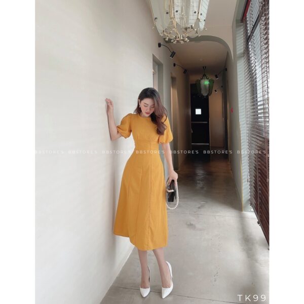 [BBSTORES] Đầm Xoè Tay Phồng - TK99 - Hình ảnh 6