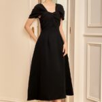 [BBSTORE’S] Đầm Xoè Trễ Vai Xoắn Ngực – TK212