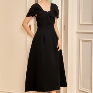 [BBSTORE'S] Đầm Xoè Trễ Vai Xoắn Ngực - TK212