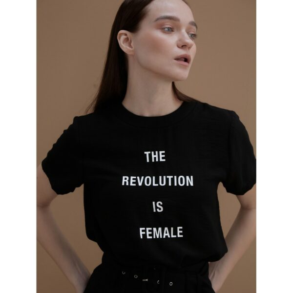 COCO SIN - Áo Lụa Đen The Revolution - Hình ảnh 5