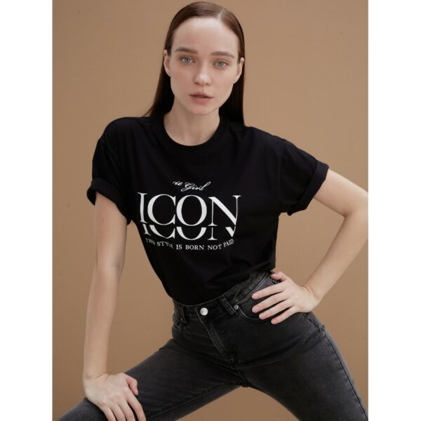 COCO SIN - Áo Thun Đen Icon - Hình ảnh 5