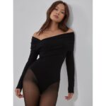 COCO SIN – Bodysuit Thun Đen Free Size