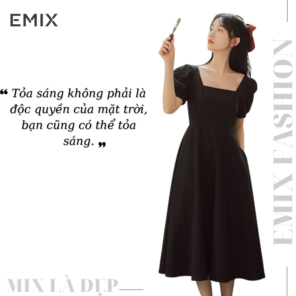 váy đen tay phồng giá tốt Tháng 4 2023  Mua ngay  Shopee Việt Nam