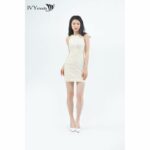 Đầm dạ hội cổ tròn không tay IVY moda MS 45S2333