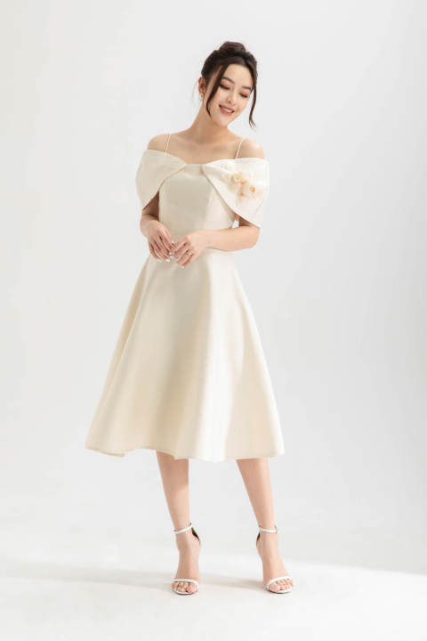 Đầm dạ hội cách điệu nữ IVY moda MS 45S2537