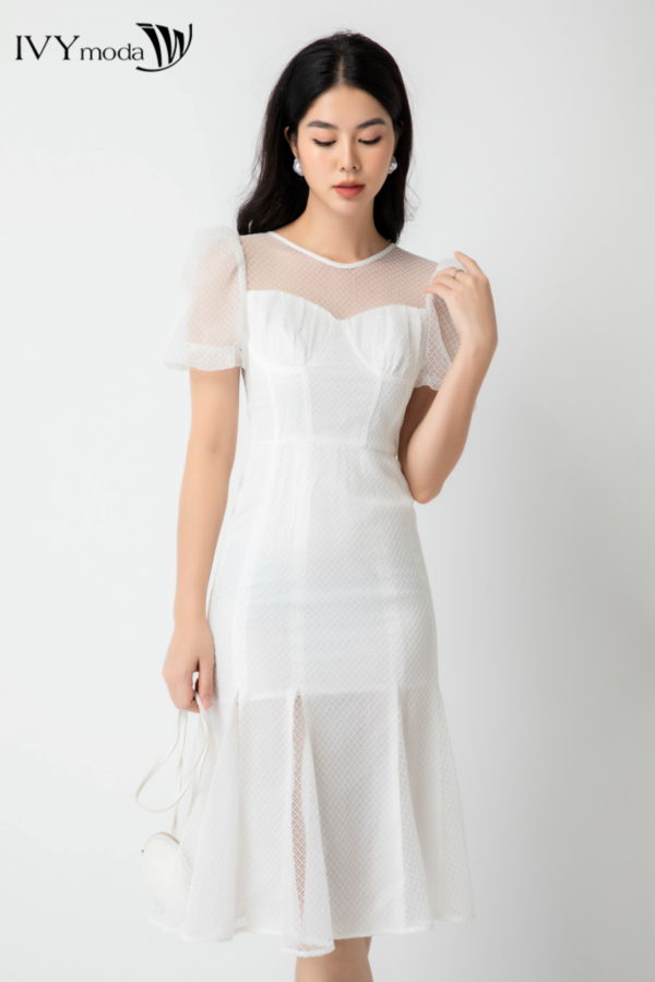 Đầm dạ hội ren đuôi cá IVY moda MS 45S2530