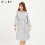 Đầm nữ GUMAC thiết kế PYJAMA viền DA12128