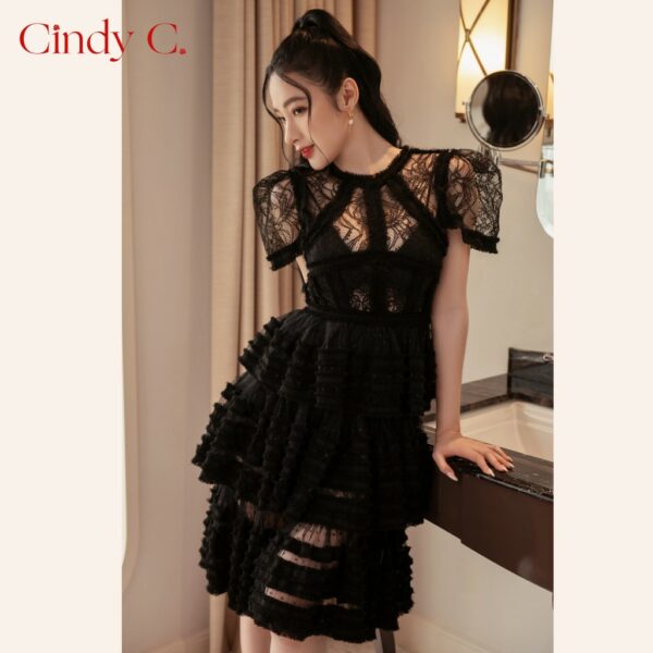 Đầm Rosie CINDY C chất liệu ren cao cấp sang chảnh S21787 / S21001 / S21016 - Hình ảnh 3