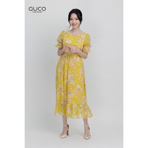 Đầm voan hoa 3357 GUCO - Hình ảnh 2