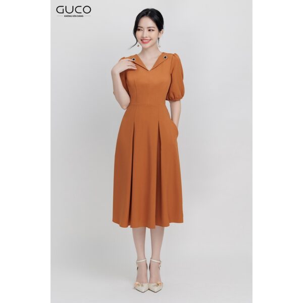 Đầm xòe công sở 3310 GUCO - Hình ảnh 4