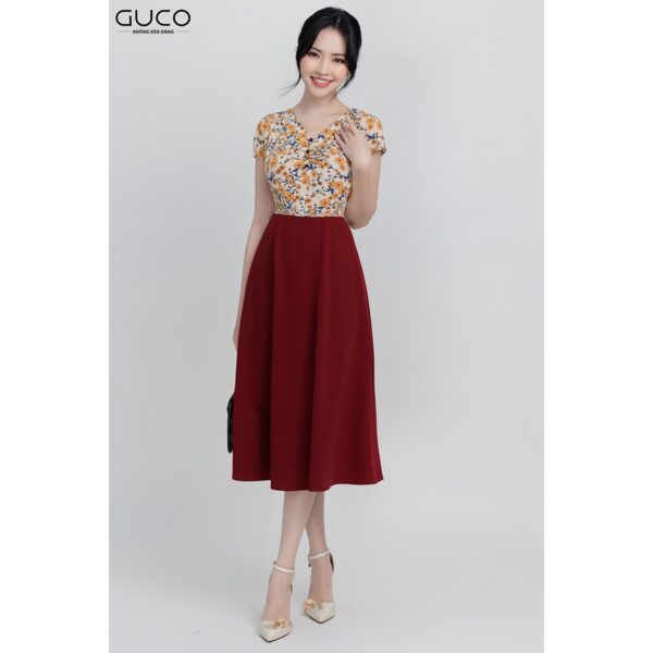 Đầm xòe hoa 3364 Guco - Hình ảnh 2