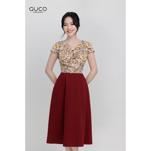 Đầm xòe hoa 3364 Guco - Hình ảnh 3