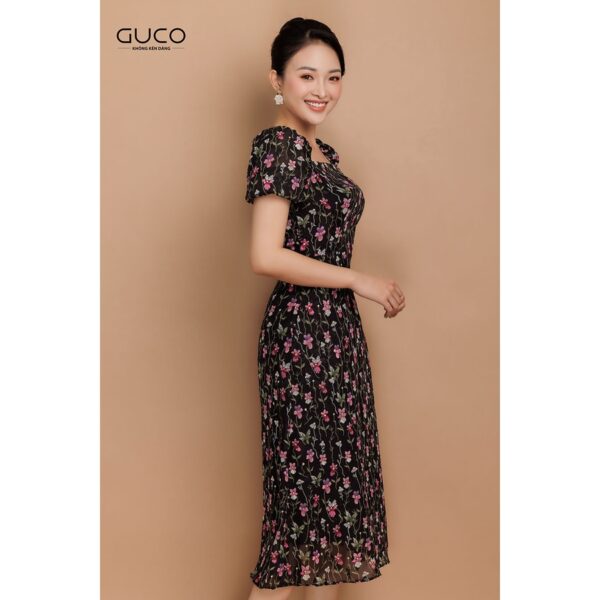 Đầm xòe hoa 3411 Guco - Hình ảnh 2