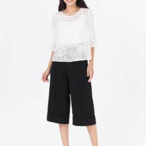 De Leah - Áo Croptop Tay Lửng - Thời Trang Thiết Kế