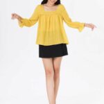 De Leah – Áo Suông Cổ Vuông – Thởi Trang Thiết Kế
