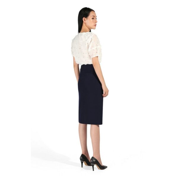 De Leah - Chân Váy Midi Đắp Vạt Lệch - Thời trang thiết kế - Hình ảnh 4