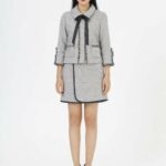 De Leah – Chân Váy Mini Kẹp Dây – Thời Trang Thiết Kế