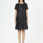 De Leah – Đầm Suông Ánh Kim – Thời Trang Thiết Kế