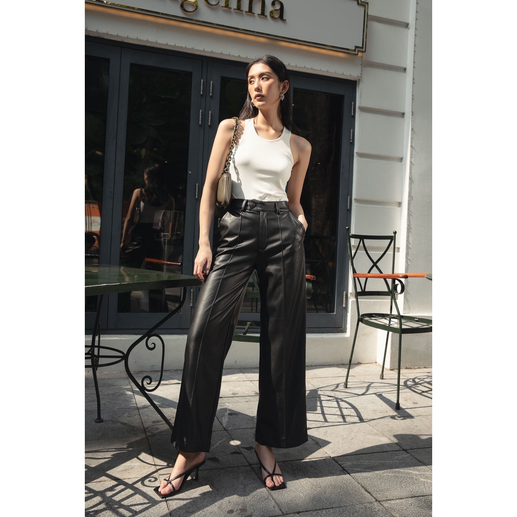 DOTTIE PREMIUM – Quần Wide Leg Trousers Q0025